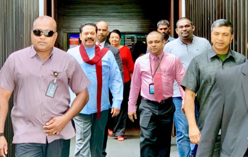 Mahinda Rajapaksa arrives in Maldives