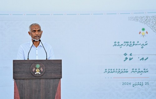 Kelaa falhu therey gai resort eh tharaggee kurumuge mashroou hageegathakah hadhai dheynan: Raees