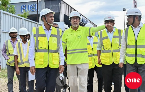 President Muizzu inspects Greater Male' Connectivity Project Site