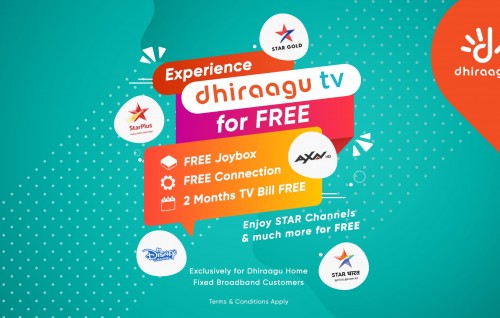 Dhiraagu TV promotion mi mahuge niyalah ithuru kohfi