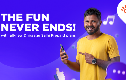 Dhiraagu in ''salhi'' prepaid ge aa plan thakeh tha'aarafu kohfi