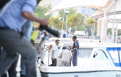 President Yameen taken to Maafushi Prison
