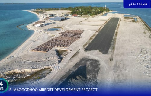 Magoodhoo airport massaikatheh nuhuttey, gendhan ulhunee mivaguthu beynun nuvaa wielding machine eh