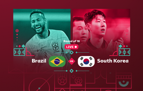 World Cup: Brazil - South Korea