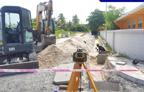 R. Dhuvaafaru magu hedhumuge mashroouge dhashun cable junction elhumuge massaikai kuriyah