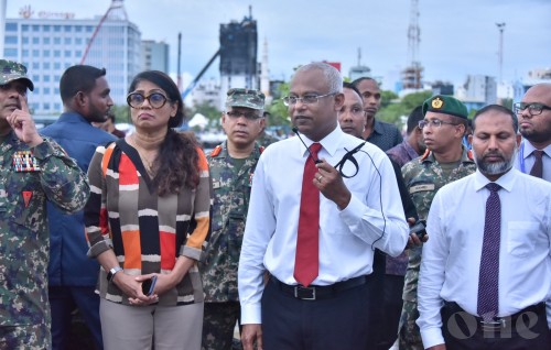 President visits victims and site of T-jetty fire incident