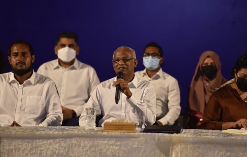 Coalition akee alhugandaa havaalu kuri masooliyyatheh, dhauru ninmaanee coalition aa eku: Raees