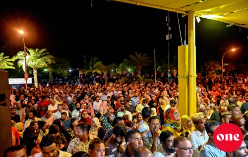 ONE Photo: Raees Solih ge riyaasee primary campaign feshun