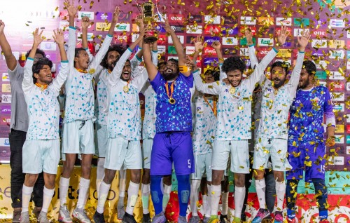 GA. atoll ge foarigadha final gai Kondey rovvaalai, Maamendhoo in champion kan hoadhaifi