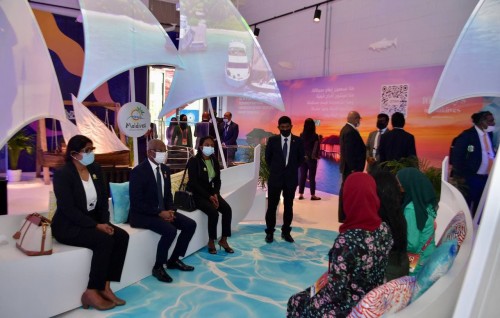 President Solih tours Expo 2020 Dubai