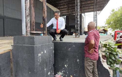 Carnival sarahadhuge stage thalhaalumah fahu aa stage eh hadhaidheyne bayaku hoadhanee