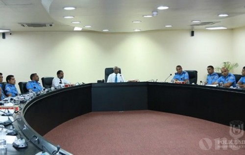 President Solih meets with Executive Officers of Police