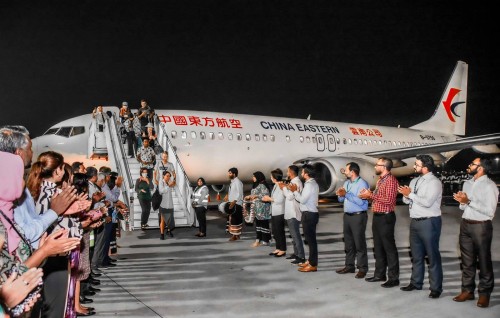 China eastern ge dhathuru thah aa manzil akun Raajje ah fashaifi