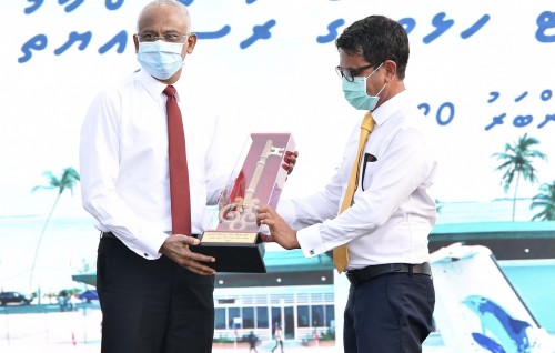 Hoarafushi Airport ge mashroo akee gaumee loaiybaai roohu dhahkuvaidhin mashroo eh: Raees
