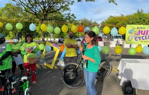 Bike Maldives Junior cycling camp: Zuvaan jeelakah rangalhu bingaleh