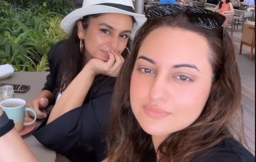 Sonakshi aai Huma chuttee ah Patina Maldives gai