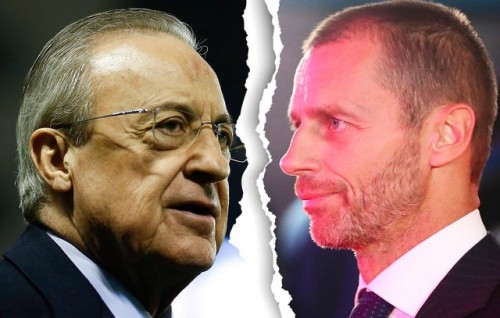 UEFA in Super league club thakaa dhekolhah gaanoonee fiyavalhu elhumah kuri masakkaiyy huttaalaifi