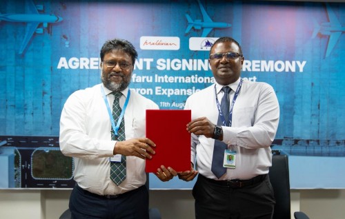 MTCC contracted with N. Maafaru Airport Apron Expansion project