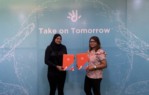 Fiontti netball academy ge digital partner akah Dhiraagu