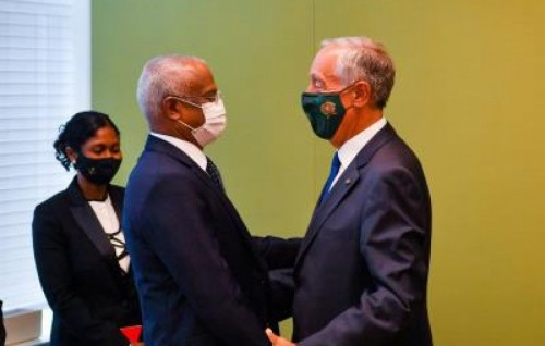 President meets President of Portugal