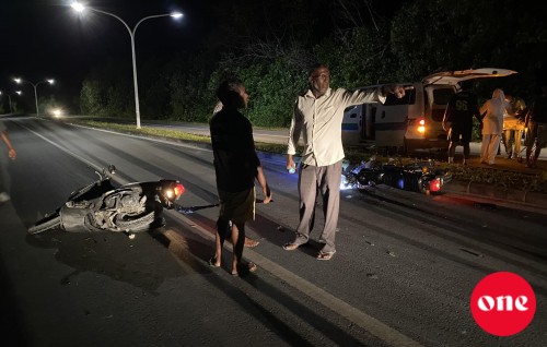 BREAKING: L. Atoll linkroad gai accident eh hin'gai, ekakah serious aniyaa thakeh