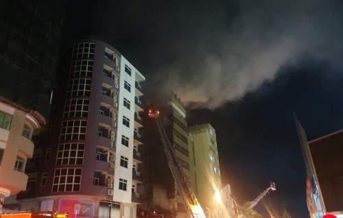 Fire in Male' City controlled, no injuries