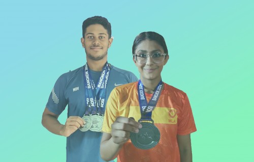 Thailand mubaaraathun Rihaan aai Meral ah bodu kaamiyaabee eh