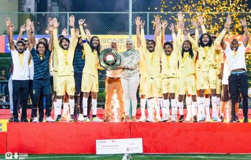 Fahu sikunthu kolhugai goal jahai, Gamun Golden ge charity shield kaamiyaabu koffi
