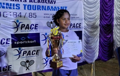 India ge tennis mubaaraathuge championkan Naba hoadhaifi