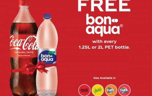 Coca Cola buinthakaa eku BonAqua fenfulhi eh hiley libey promotion eh
