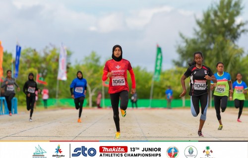 Junior athletics championship Thinadhoo gai kaamiyaabukamaaeku nimmaalaifi
