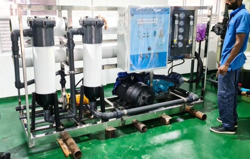 Gulheege fenuge hidhumathuge fenvaru rangalhu kurumah STELCO inn 50 ton ge RO plant eh gengosfi