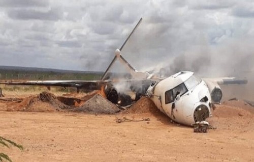 Kenya ge cargo flight eh vetti 5 meehun maruvejje
