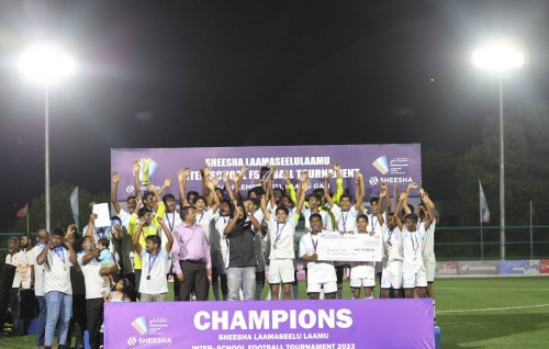 Laamaseelu Laamu Inter School football tournament: Hamad balikoh, Thauleemee Marukazun thashi ufulaalaifi