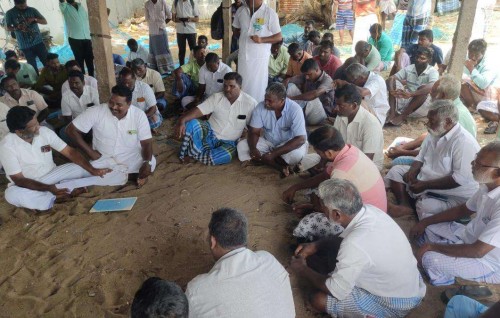 Lank in India ge masverin hayyaru kuraathee muzaaharaa kuranee