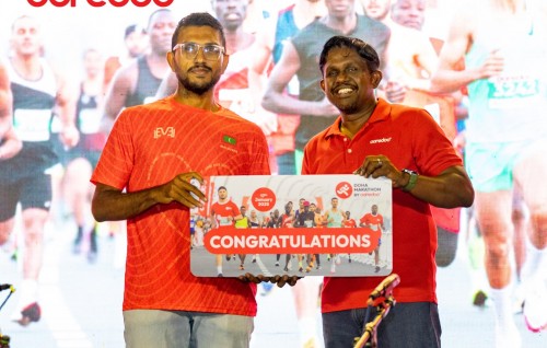 Doha marathon ge furusathu libey Ooredoo 2 customer inn hovaifi