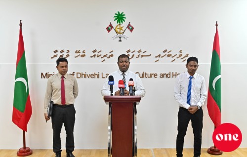 One photo: Sagaafathaai tharika aa tbehey Minister Noosverinaa bahdhalu kurehvun