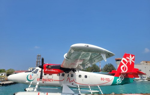 Air ambulance ge seaplane hidhumaiy maadhamaa fashanee