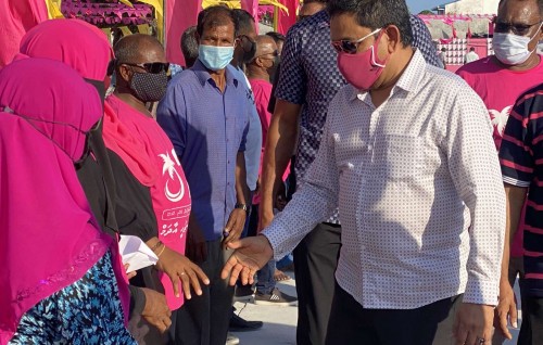 Raees Yameen, campaign ah komandoo ah vadaigenfi