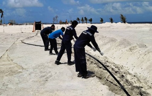 STELCO wraps up  electric cable works in Kudagiri Picnic Island