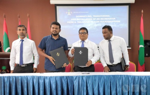 Incinerators to be sent to three islands