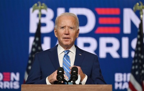 Joe Biden says ‘we’re going to win over 300 electoral votes’ as his lead holds