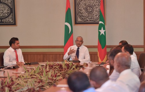 President instructs authorities on implementing Malé City Streetscaping Development Plan