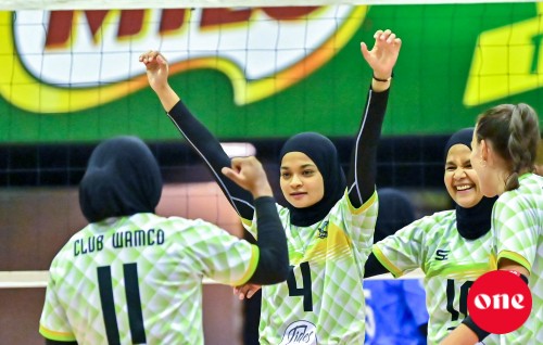 One Photo: Gaumee anhen volley league ge thashi WAMCO in hoadhun