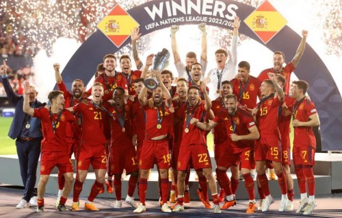 Spain in Nations league kaamiyaabu koffi