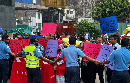 Idhikolhuge ''leynaaru'' muzaaharaa in 10 meehaku hayyaru kohfi