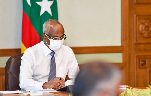 Mintheege hamahamakan gaaimukuraa action plan thanfeezukuraa steering committeege riyaasathu Raees Solih ah