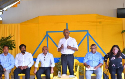 Raees Solih ge furathama campaign dhathurufulhugai R. Atholhah