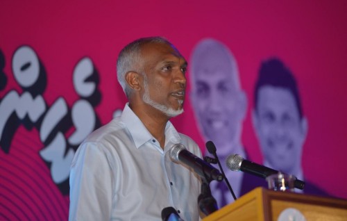 City thakuge maguthah hadhaanee Racing ah beynun kurevey gothah: Muizzu