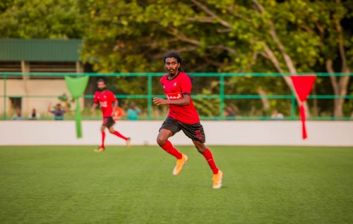 Thoppe aai Muslih ge goal thakun Dhan'bidhoo balikoh, Island Youth United kuriah